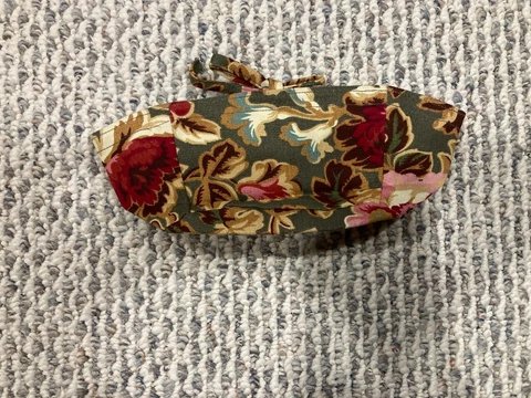 LONGABERGER  MAJOLICA GARDEN  LITTLE LAUNDRY  BASKET LINER- NEW - NO BAG Cover