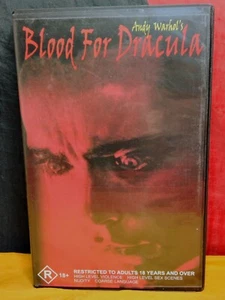 Andy Warhol's: Blood For Dracula [1974] (VHS, PAL) - Foto 1 di 5