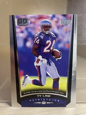 1998 Upper Deck Football Card #160 Ty Law - Image 1 of 2