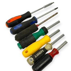 Stanley, Hart and Assorted Torx, Phillips Screwdriver and Nut Driver Set, 7 Pcs - Picture 1 of 9