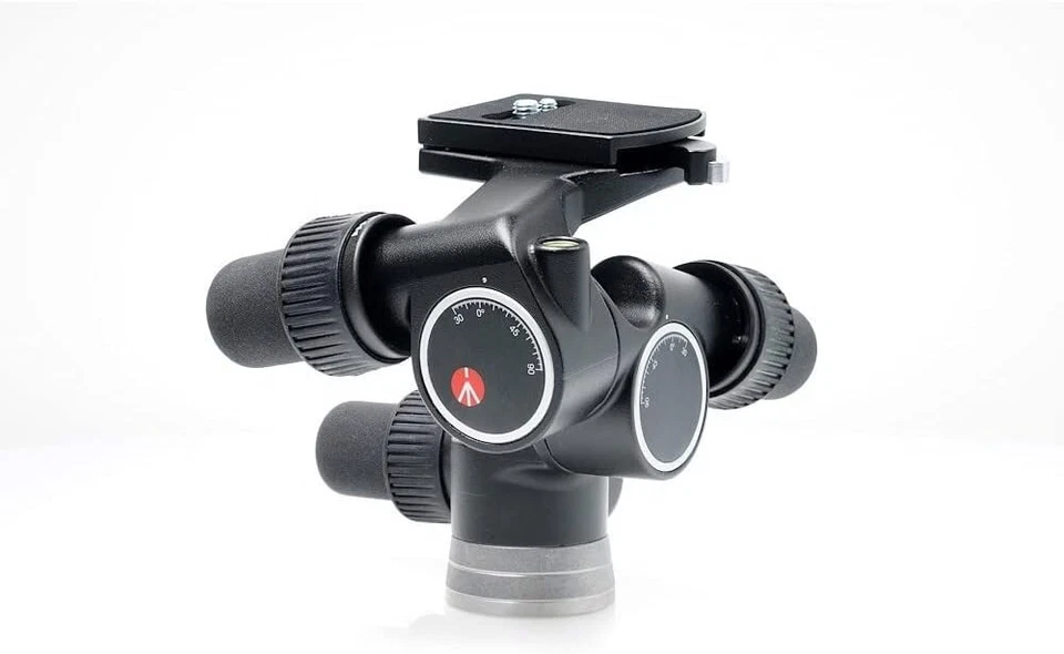 Manfrotto 405 3-Way Geared Pan-and-Tilt Head with 410PL Quick Release Plate - Image 1 of 1