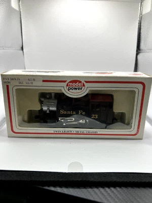 Ho scale Model Power Deluxe 0-4-0 23 Santa Fe Locomotive, Model 6500 New - Image 1 of 4