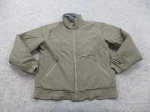 LL Bean Jacket Mens Small Brown Full Zip Adult Fleece Lined Windbreaker Coat - Picture 1 of 7