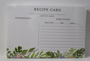 ABOT Simpler is sweeter pack 50 RECIPE CARDS Legacy greenery housewarming gift - Picture 1 of 4