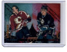 1994-95 FINEST BOWMAN'S BEST 1 THEOREN FLEURY  & PAUL KARIYA