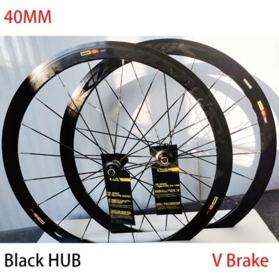 700C Height 40MM Road Wheel V/C Brake Straight Pull Bike Wheelset Cosmic Elite - Image 1 of 4