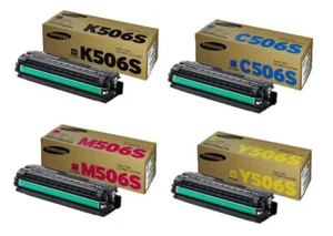 4x TÓNER ORIGINAL SAMSUNG CLP-680 ND DW CLX-6260 FR FW / K506S Y506S C506S M506S - Imagen 1 de 1