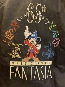 Walt Disney Fantasia 65th Limited Edition Leather Jacket 1 Of 600 Xl - Picture 1 of 6