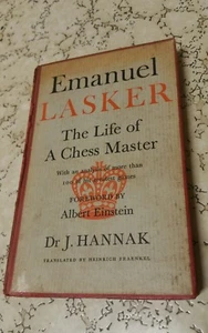 Emanuel Lasker The Life of A Chess Master Fw ALBERT EINSTEIN HC Rare 1st Edition - Picture 1 of 12