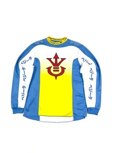 Dragon Ball Z Vegeta Katakana Motocross Jersey - BoxLunch Men’s Size M - Picture 1 of 5