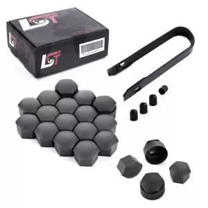 20X Capuchons De Boulons Antivol 17 Mm Anthracite Pour AUDI TT 8J 8N FV - Picture 1 of 9
