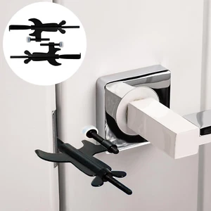 2 Pack Portable Door Lock, Upgrade Travel Lockdown Security Door Locker, Home Sa - Picture 1 of 7