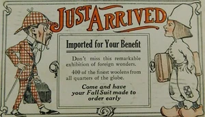 Cartolina d'epoca appena arrivata importata a tuo vantaggio spedita retro divisa - Foto 1 di 5