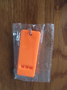 Orange Keychain Whistle - Picture 1 of 4