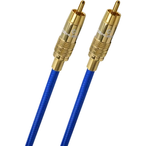 OEHLBACH NF 113 DI - Cyfrowy kabel audio RCA S / PDIF Kabel koncentryczny niebieski - 1m - Zdjęcie 1 z 6