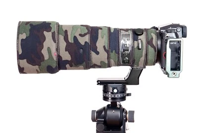 OUTDOOR PHOTOGRAPHY GEAR Fuji GF 500 f5.6 OIS lente in neoprene protezione mimetica gamma Premium superiore