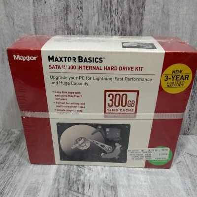 Maxtor Basics 7200RPM 16MB Cache SATA II 320GB Internal Hard Drive Brand New - Image 1 of 4