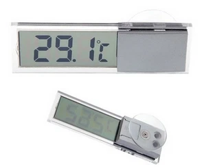 Thermomètre LCD Numérique Voiture Pare-brise Température digital Ventouse car - Bild 1 von 1