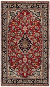 Alfombra persa anudada a mano Najafabad 192x111 cm-rojo, fino, oriental, alfombra, alfombra - Imagen 1 de 13