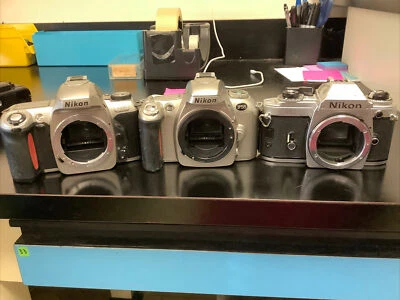 Lot of 3 Nikon N65 F55 FG 35mm SLR Film Camera Body Only - Image 1 of 4