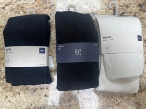 Gap GapKids Girls Tights Three Pack Black , Navy Blue, White XL / XXL New XL/XXL - Picture 1 of 2