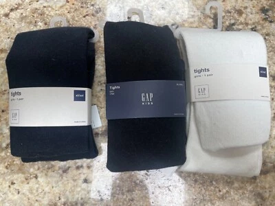 Paquete de tres mallas Gap GapKids para niñas negras, azul marino, blancas XL/XXL nuevas XL/XXL Foto 1 de 2