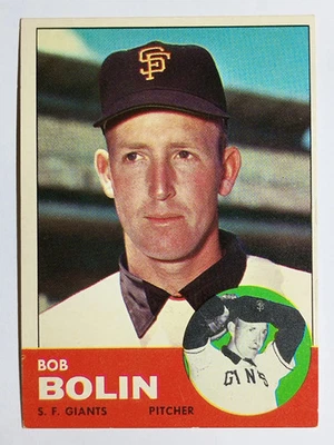 1963 Topps #106 Bobby Bolin (VG) - Image 1 of 2