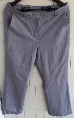 Women's BROOKS BROTHERS Black & White WOOL PANTS, Size 10P - Reda BROOKSCOOL - Image 1 of 4