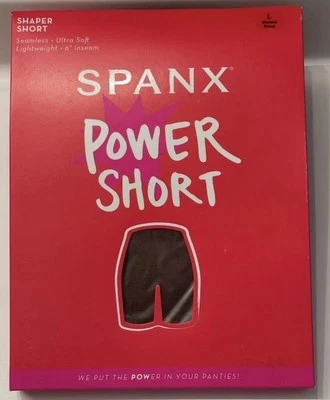 Spanx Power Short / Shaper Short - Chestnut Brown - Size L - NWT - Image 1 of 4