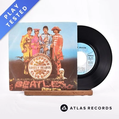 The Beatles - Sgt. Pepper's Lonely Hearts Club Band - 7" Vinyl Record - VG+/EX - Image 1 of 4