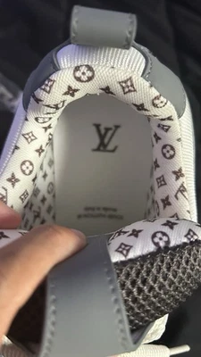 Zapatilla deportiva de skate Louis Vuitton azul LV talla 10 EE. UU. 43 UE venta al por menor $1.370 Foto 1 de 4