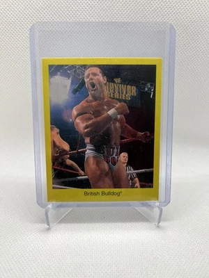 Juego de trivia de lucha libre Cardinal WWF 1997 primera edición #NNO British Bulldog Foto 1 de 2