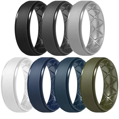 Anillos de boda Egnaro para hombre 8,5 mm de ancho-2 mm de grosor arco interior ergonómicos transpirables... Foto 1 de 4