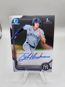 2022 Bowman Chrome - Prospects Autographs 1st Tyler Hardman #CPA-TH Yankees - Bild 1 von 2