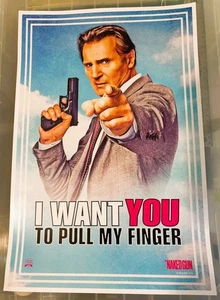 NAKED GUN 2025 Poster Druck für Regal Cinemas (exklusiv) Liam Neeson, Pull My F - Bild 1 von 6
