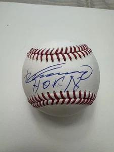 Vladimir Guerrero Signed Baseball With Hof 18 Beckett Witness - Picture 1 of 3