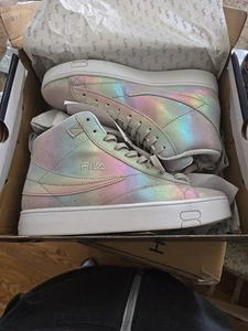 Zapatillas altas Fila Ginneio Iradescent talla 8,5 para mujer - nuevas en caja - Imagen 1 de 5