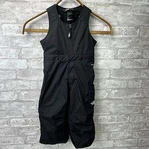 The North Face Hyvent 2T Black Insulated Toddler Snow Bib Overalls Unisex 4073 - Picture 1 of 6