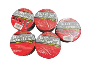 TAPEBEAR wasserdichtes Klebeband Butylband Aluminium Klebeband 50mmx5m, 5 Rollen - Bild 1 von 2