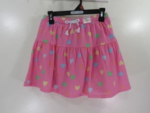 New 365 Kids Print Scooter Size 8 Pink Multi Color Hearts - Picture 1 of 6