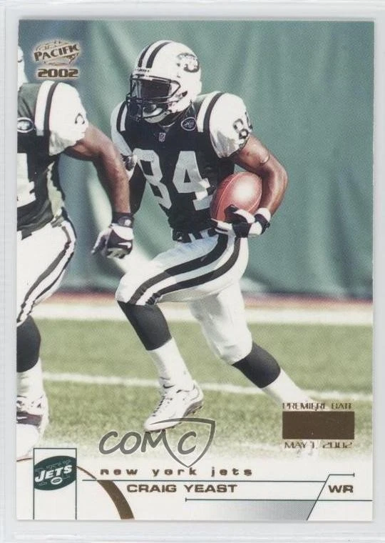 2002 Pacific Premiere Date Missing Serial Number Craig Yeast #309 - Image 1 of 2