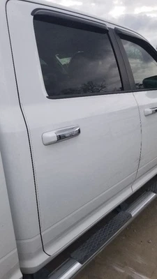15 DODGE RAM 1500 CREW CAB DOOR ASSEMBLY REAR RIGHT PASSENGER WHITE - Image 1 of 4