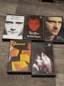 Phil Collins Genesis Cassette Tape Bundle x 5 - GB - Picture 1 of 3