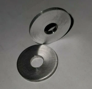 1" FLAT PLAIN WASHERS 1/4 THICK 25/64 ID HOLE FASTENERS HARDWARE PARTS HD 8PCS - Picture 1 of 2