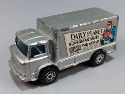 Vintage Corgi Juniors Leyland Terrier Daily Planet Superman Truck Silver - Image 1 of 4