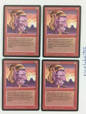 MTG - CROOKSHANK KOBOLDS X 4 - LEGENDS - NICE PLAYSET - VLP/LP - SEE PICS