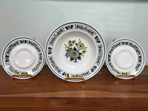Mikasa Provencal DUTCH TREAT Serving Bowl 10.25" and 2 Saucers C2901 Japan - Picture 1 of 5