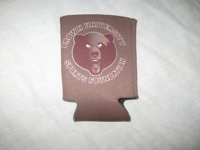 OSOS UNIVERSITARIOS MARRÓN Koozie soporte enfriador de latas NCAA Ivy League Rhode Island Foto 1 de 2