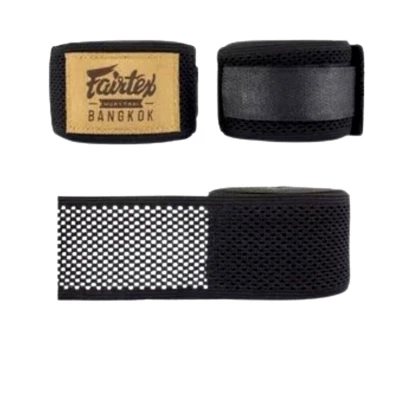 Envoltórios de mão Fairtex 180 Inc elástico boxe frete grátis HW4 comprimento total. - Imagem 1 de 4