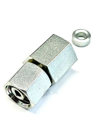 BLAGO Manometer Hydraulik Verschraubung MAVE 08-L ÜW x 1/4" IG Hydraulik 08L M14 x 1/4